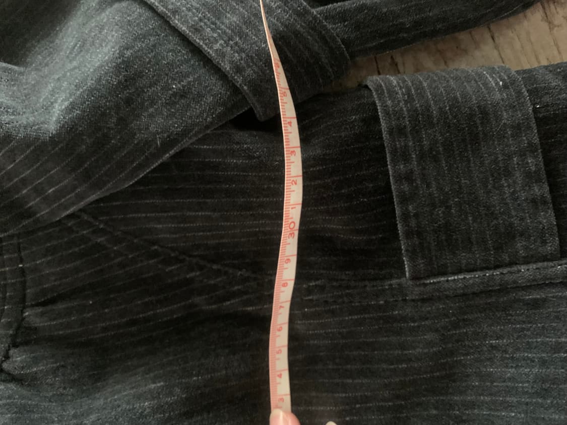 버버리 블루 라벨 코듀로이 테일러드 자켓 블랙 38 상품이미지8