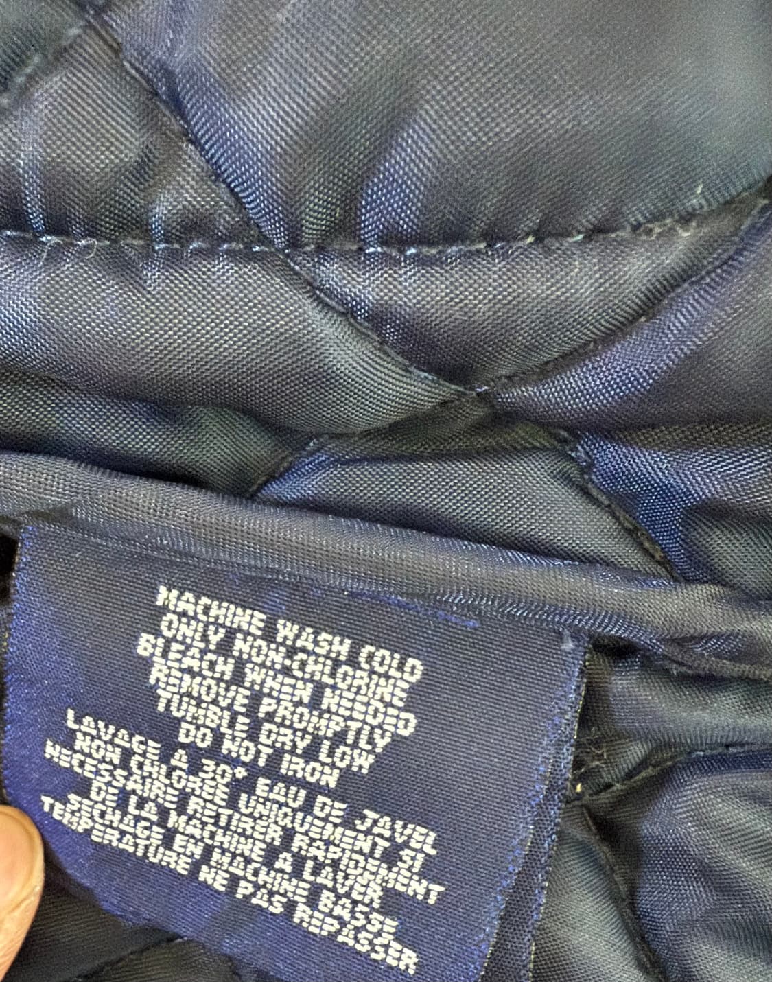 폴로 랄프로렌 키즈 퀼팅 자켓 네이비 S(7) 상품이미지4