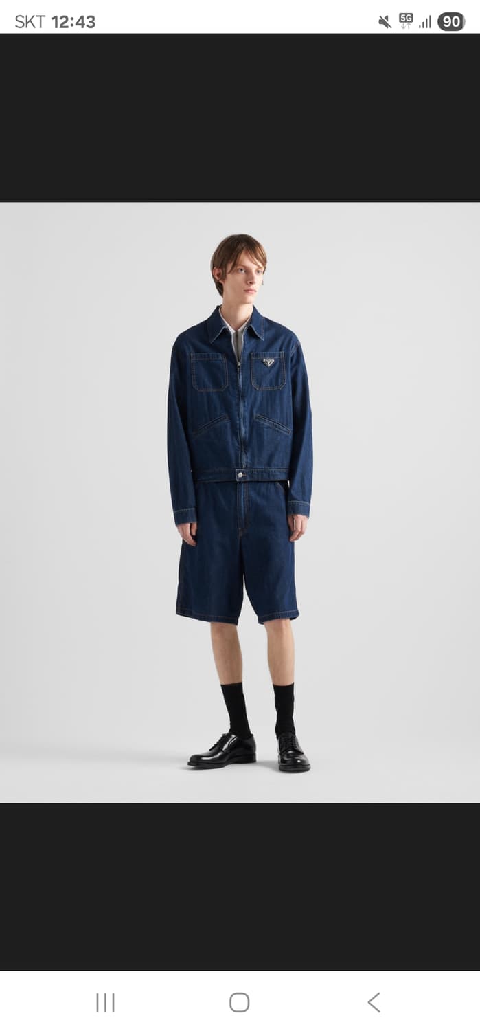 (새상품)프라다신형데님자켓팝니다 상품이미지5