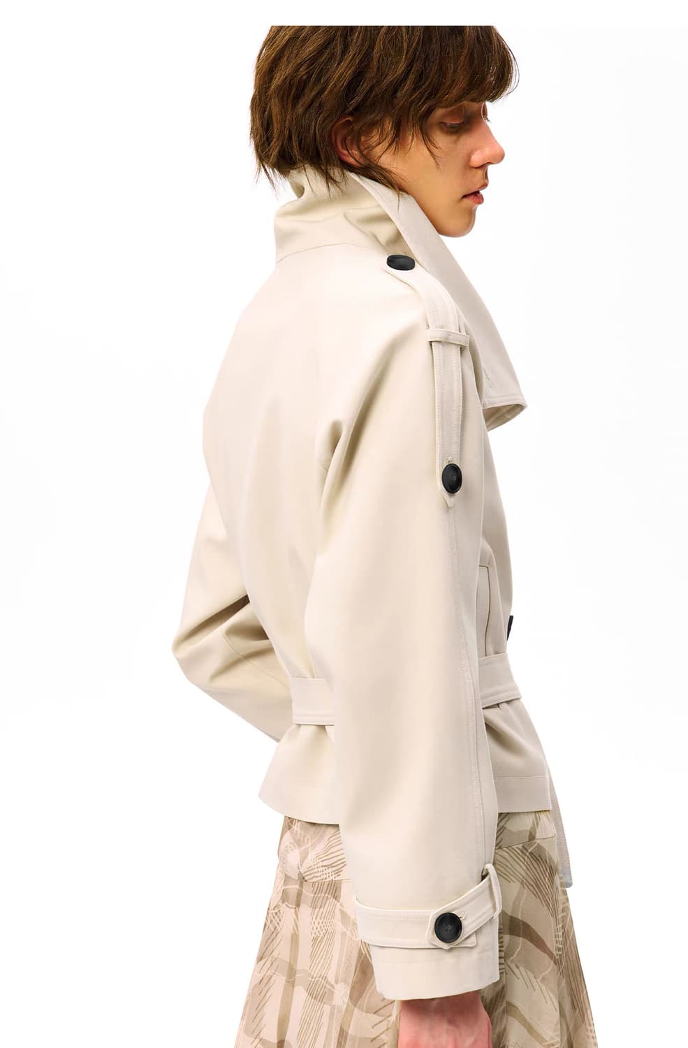 Aiss kiss 쇼트 트렌치 코트 상품이미지2