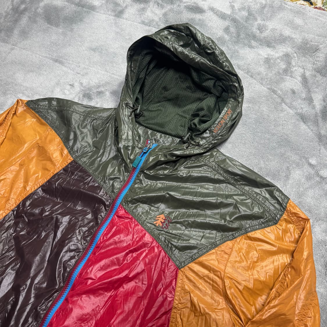 코오롱 올드스쿨 패치워크 바람막이 상품이미지3