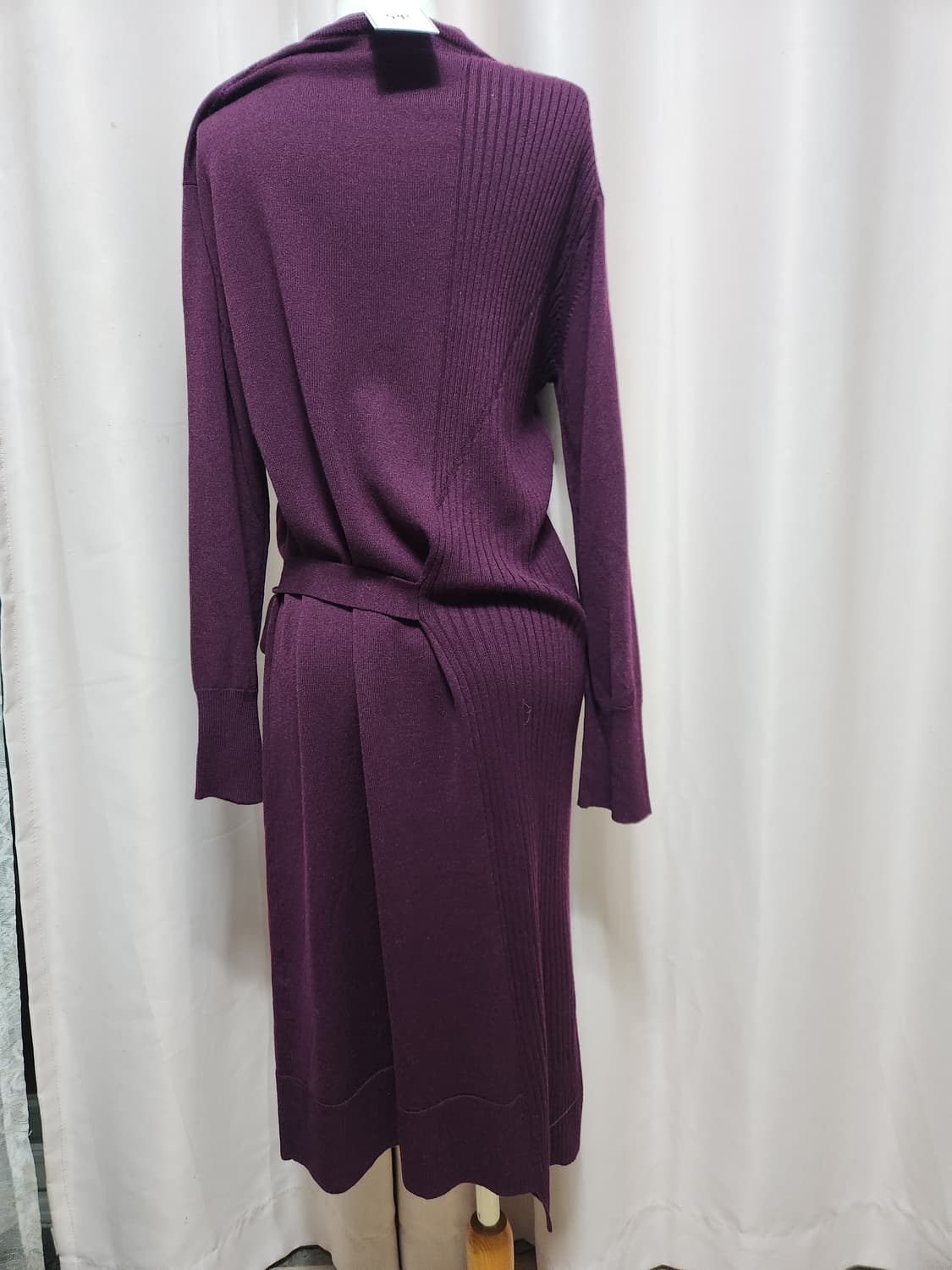 zucca 골지 니트 롱 원피스 퍼플 상품이미지3