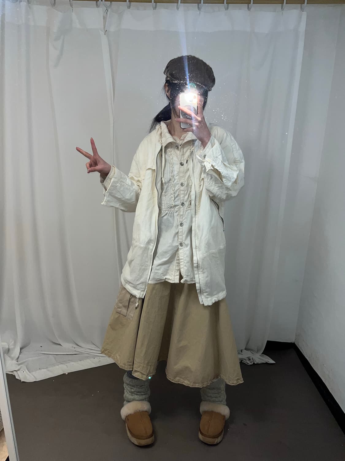 Diesel 아이보리 야상 자켓 상품이미지6