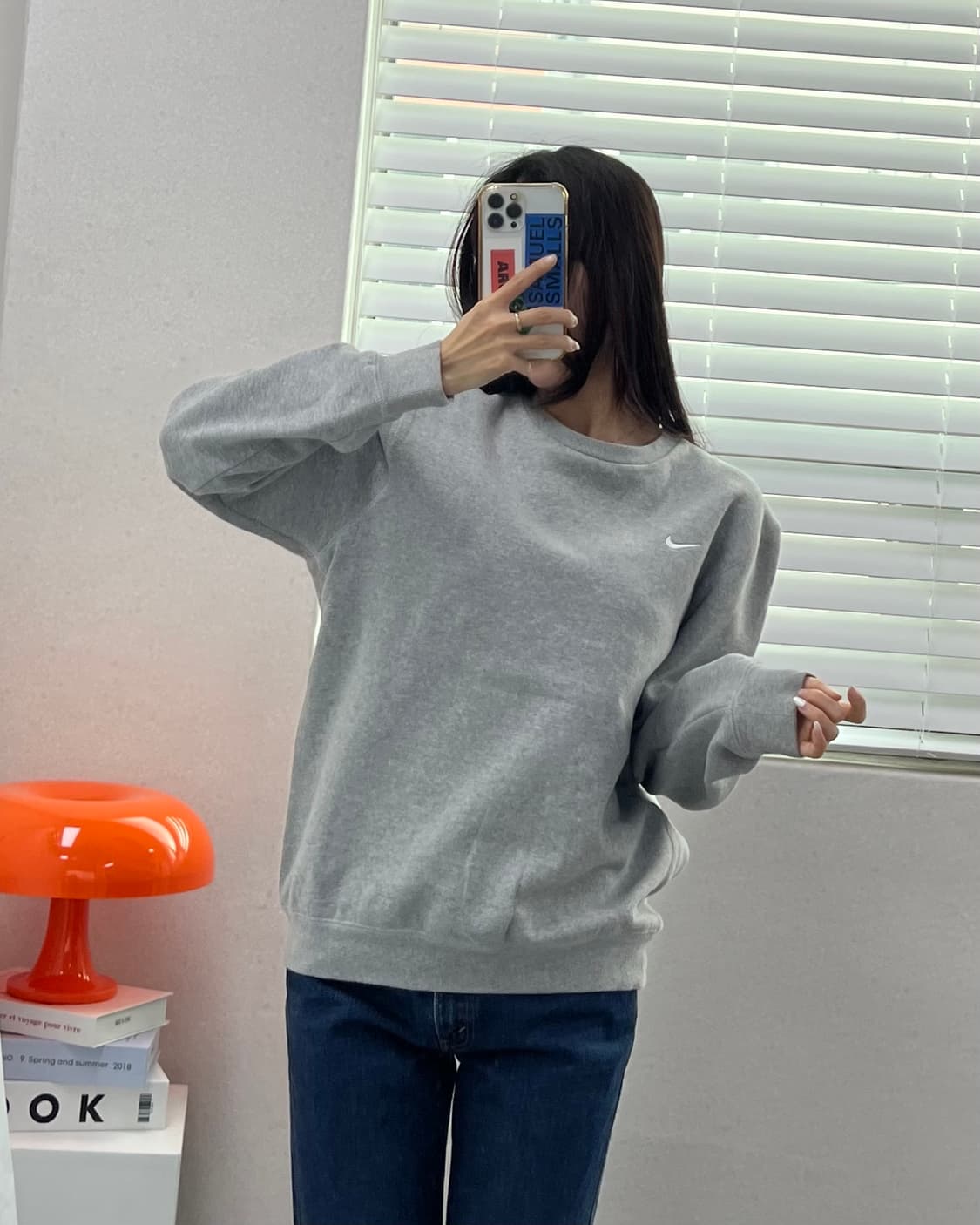 (L)나이키 기모 맨투맨-M1607 상품이미지8