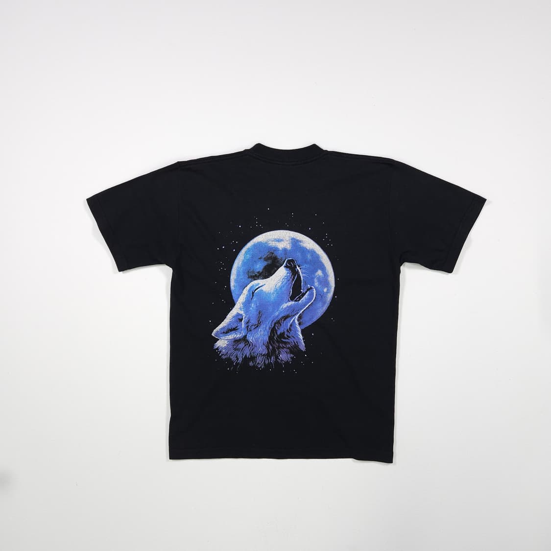 울프 문 프린트 반팔 티셔츠 상품이미지4