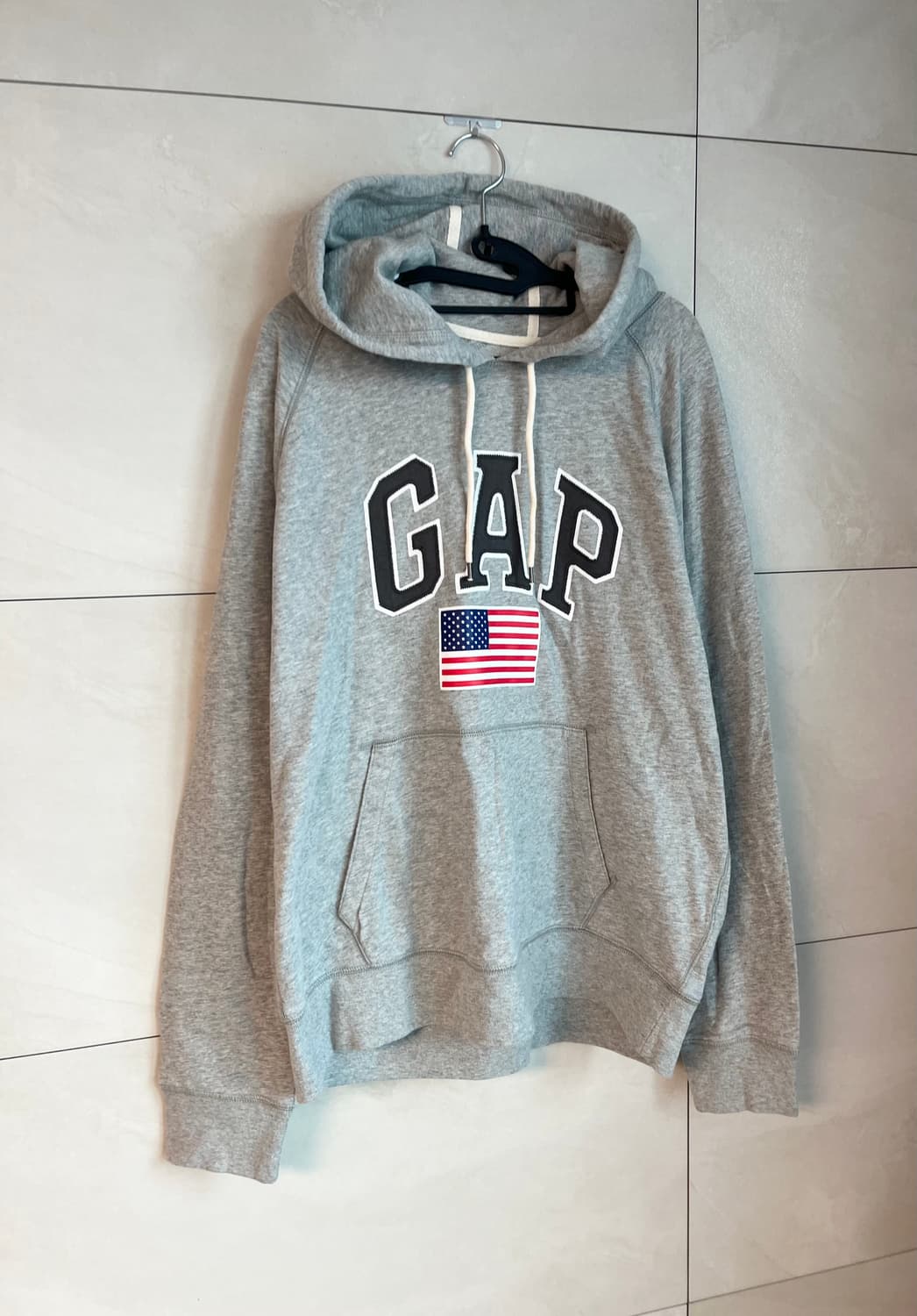 갭 GAP 성조기 후드티 그레이 (XL)  상품이미지2