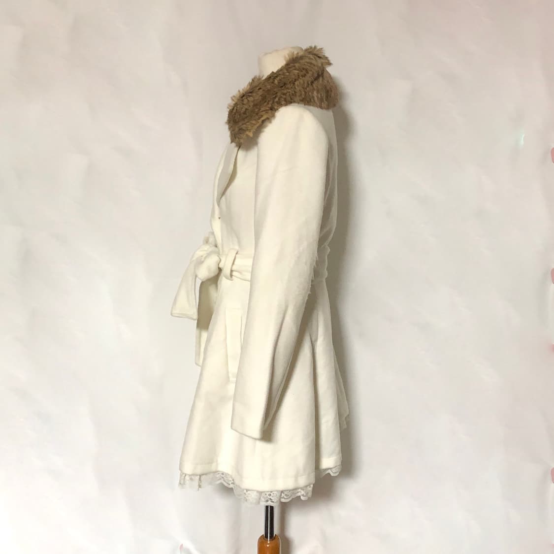 리본 레이스 코트 화이트 상품이미지6