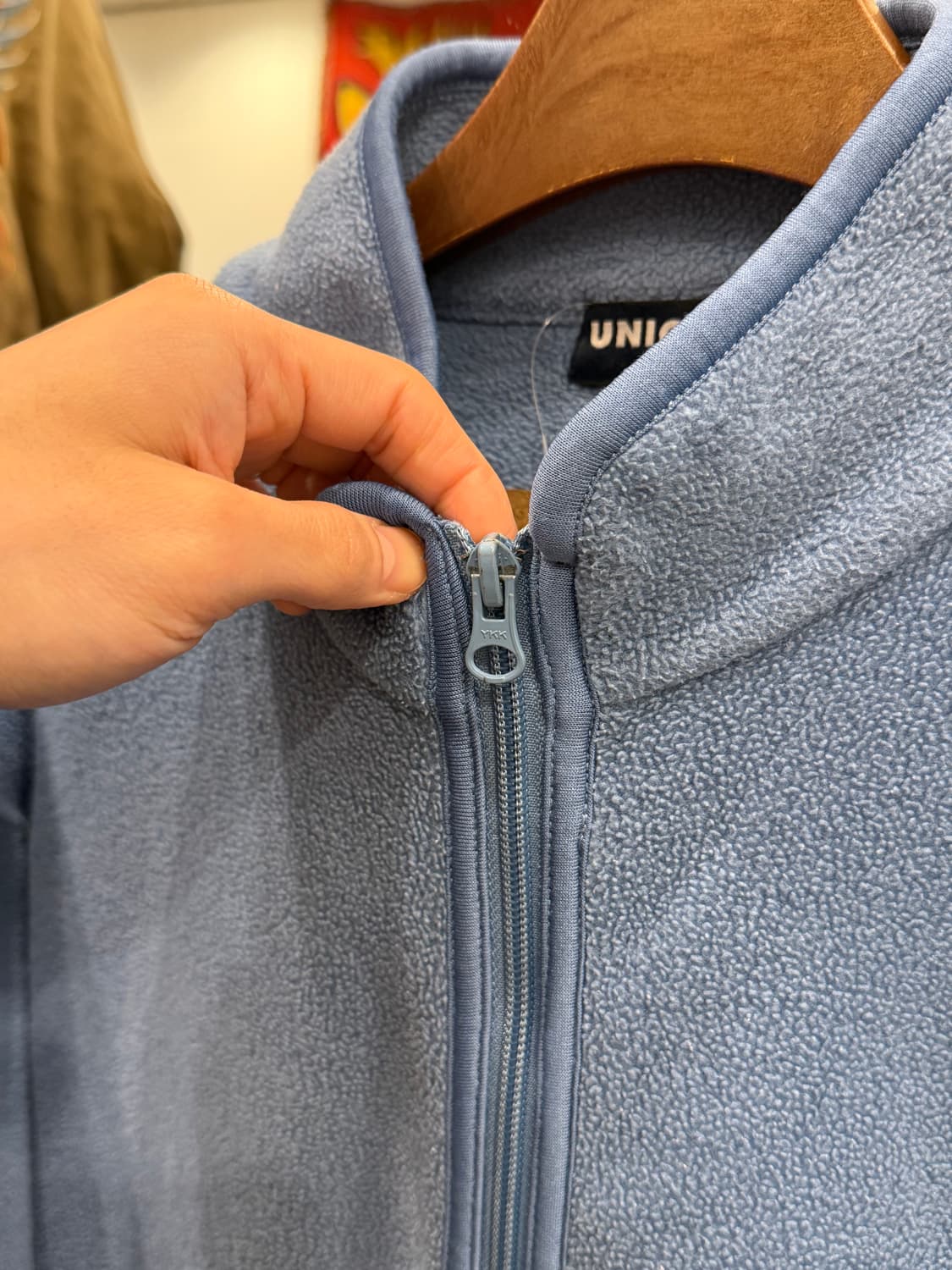 90s Uniqlo 올드 유니클로 플리스 집업 자켓 상품이미지4