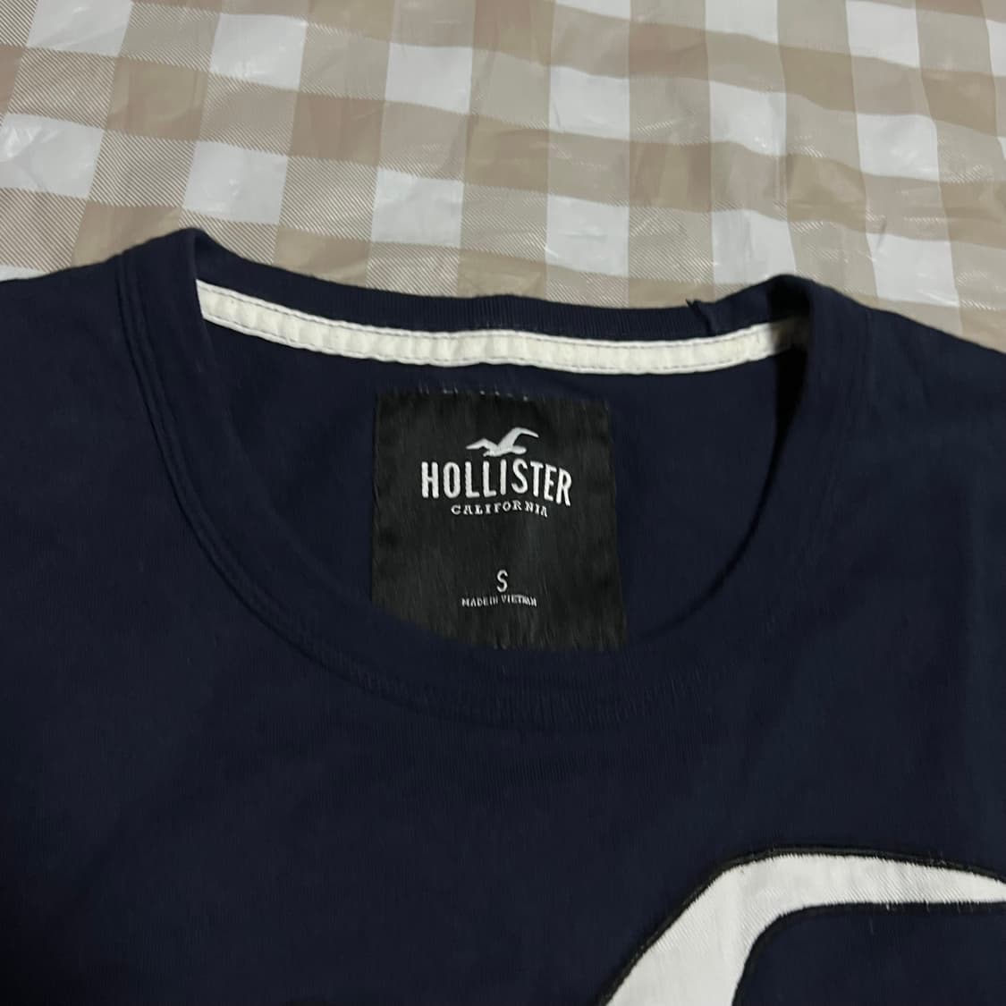 홀리스터 여성 네이비 반팔 S 새 반팔티 곤색 여성용 상품이미지2