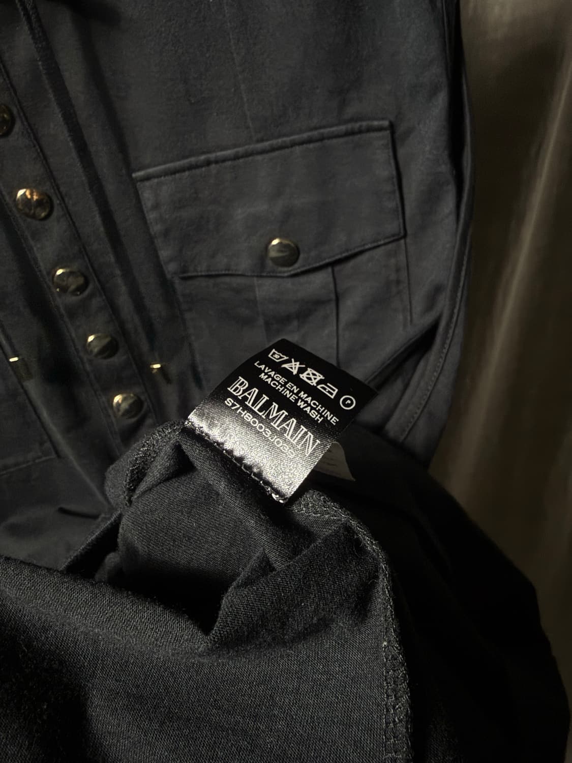 Balmain 17ss Henley Hoodie Sleeveless 상품이미지7