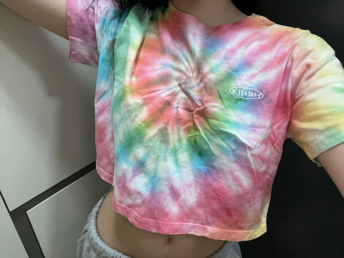 🍒키르시 타이다이 반팔 크롭티🌈 상품이미지4