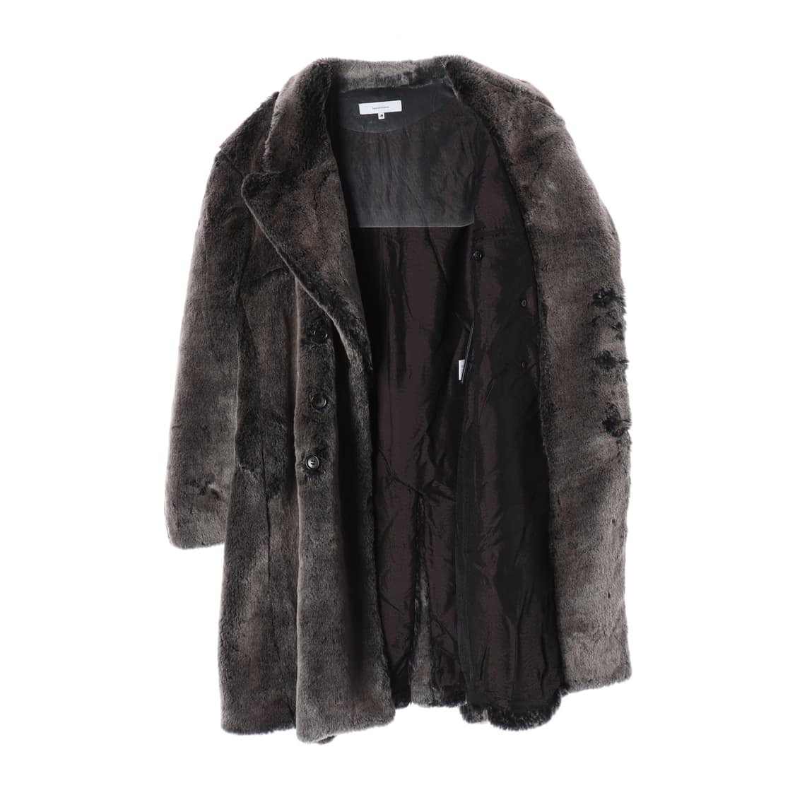 사스콰치패브릭스 더블 버튼 페이크 퍼 코트 상품이미지2