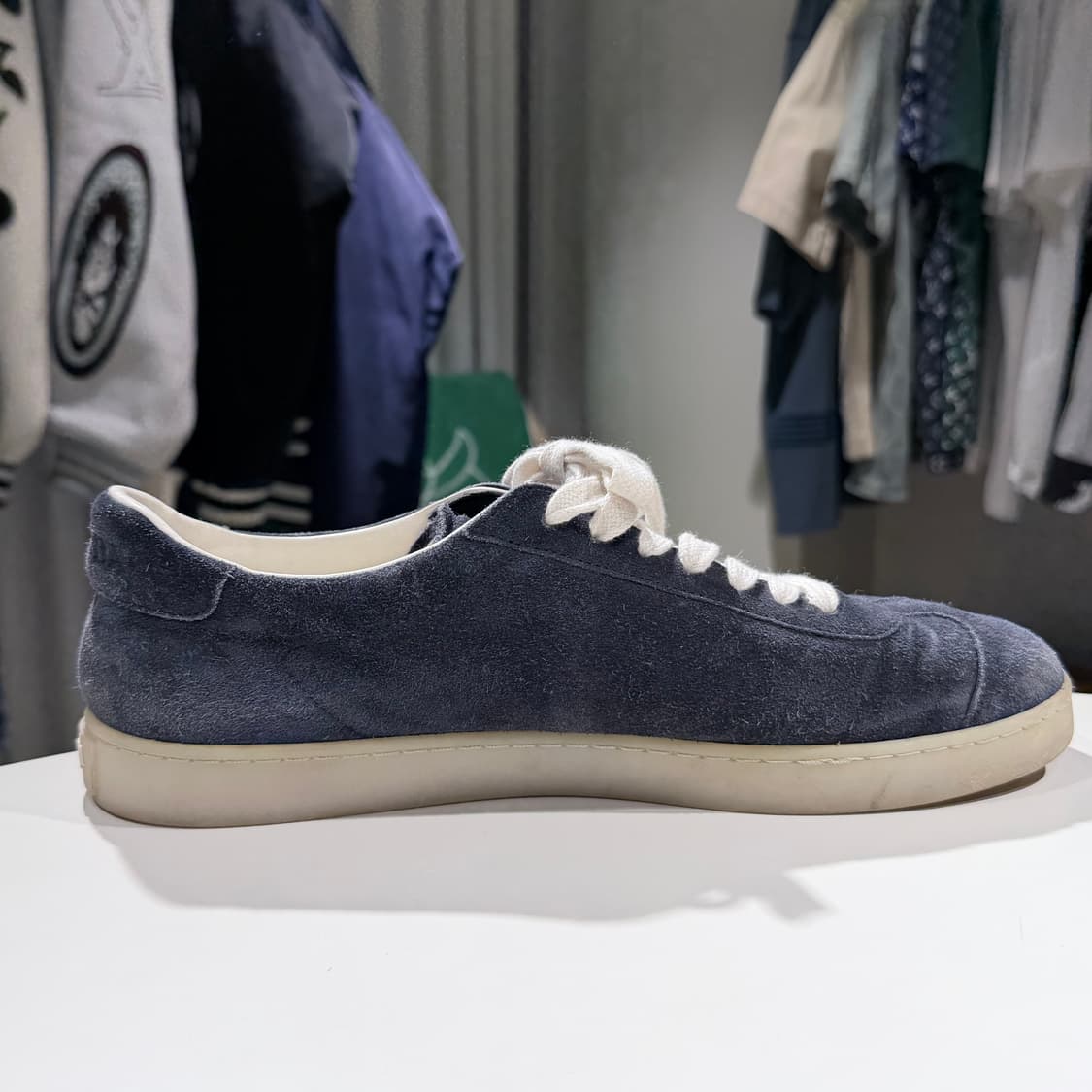 (A/9) / 프라다 레인 스웨이드 스니커즈 네이비 상품이미지5