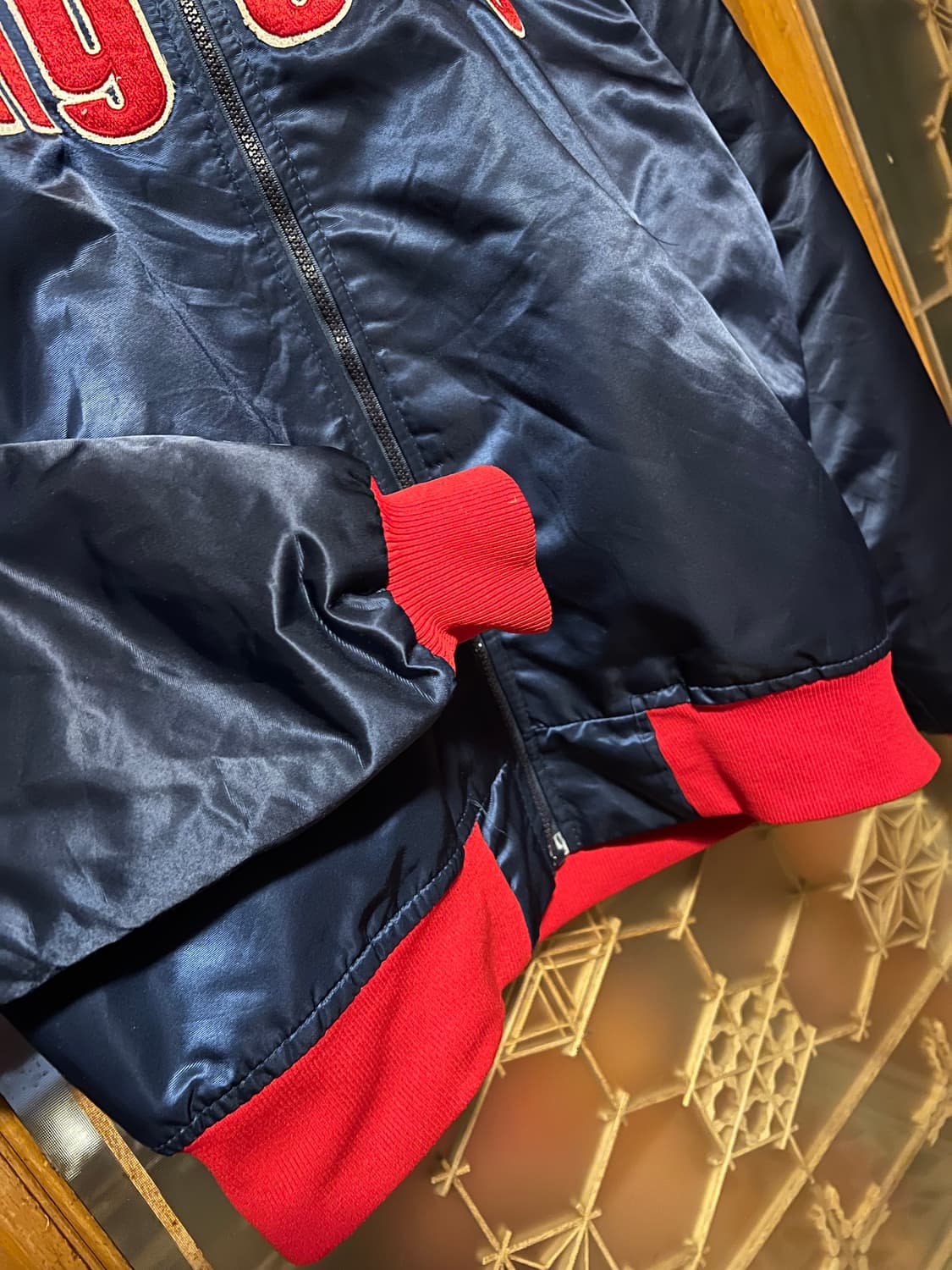 Made in USA 마제스틱 엔젤스 스타디움 자켓 XL 상품이미지3