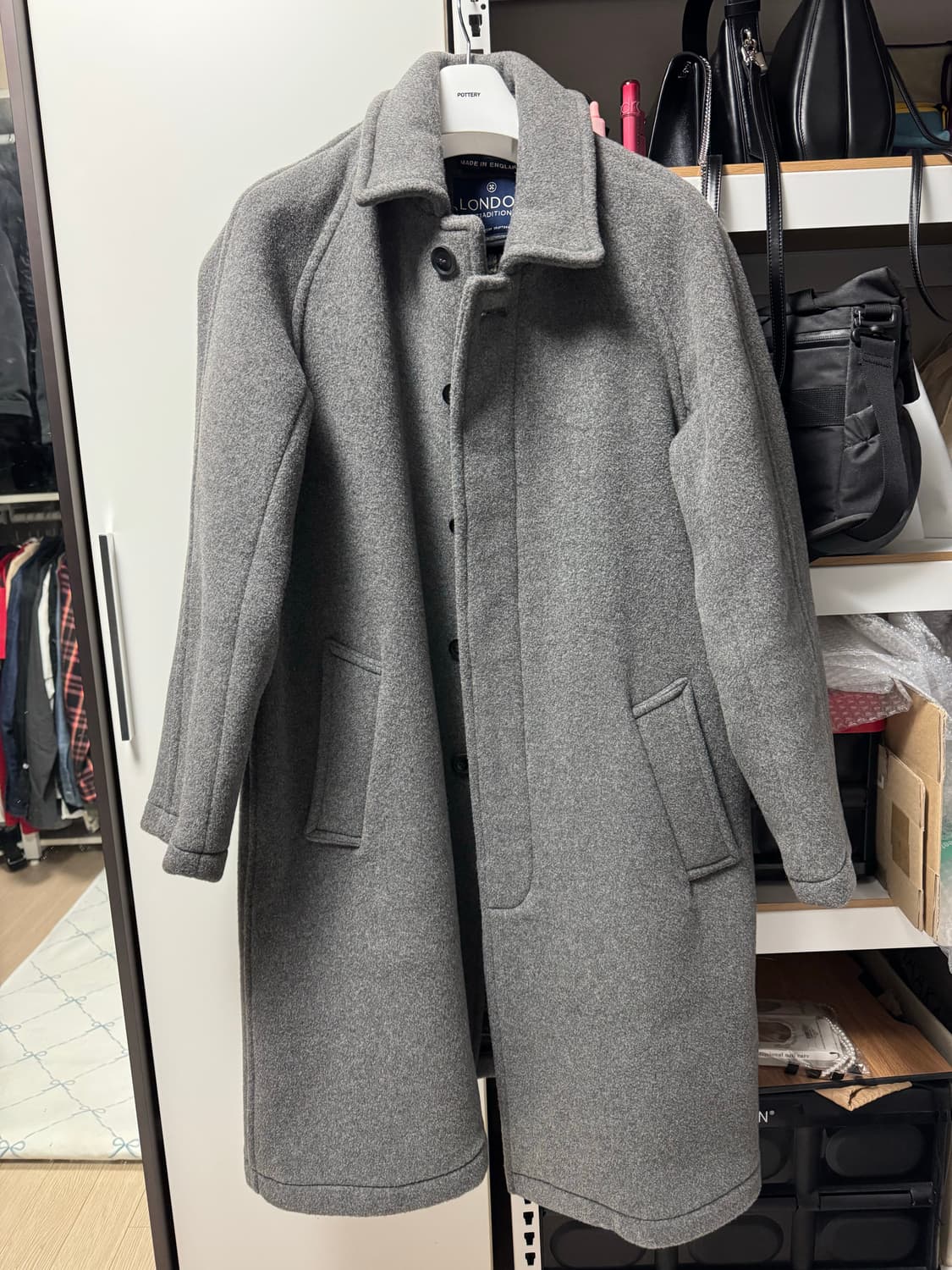 런던트레디션 발마칸 코트 (40) 그레이 상품이미지1
