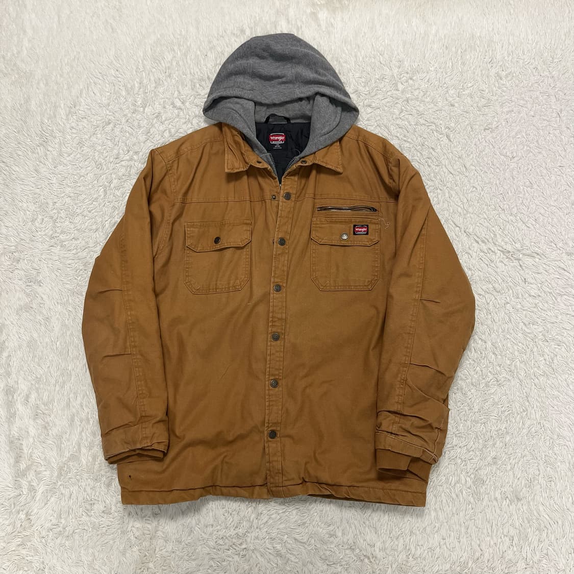 Wrangler camel brown work jacket 상품이미지4