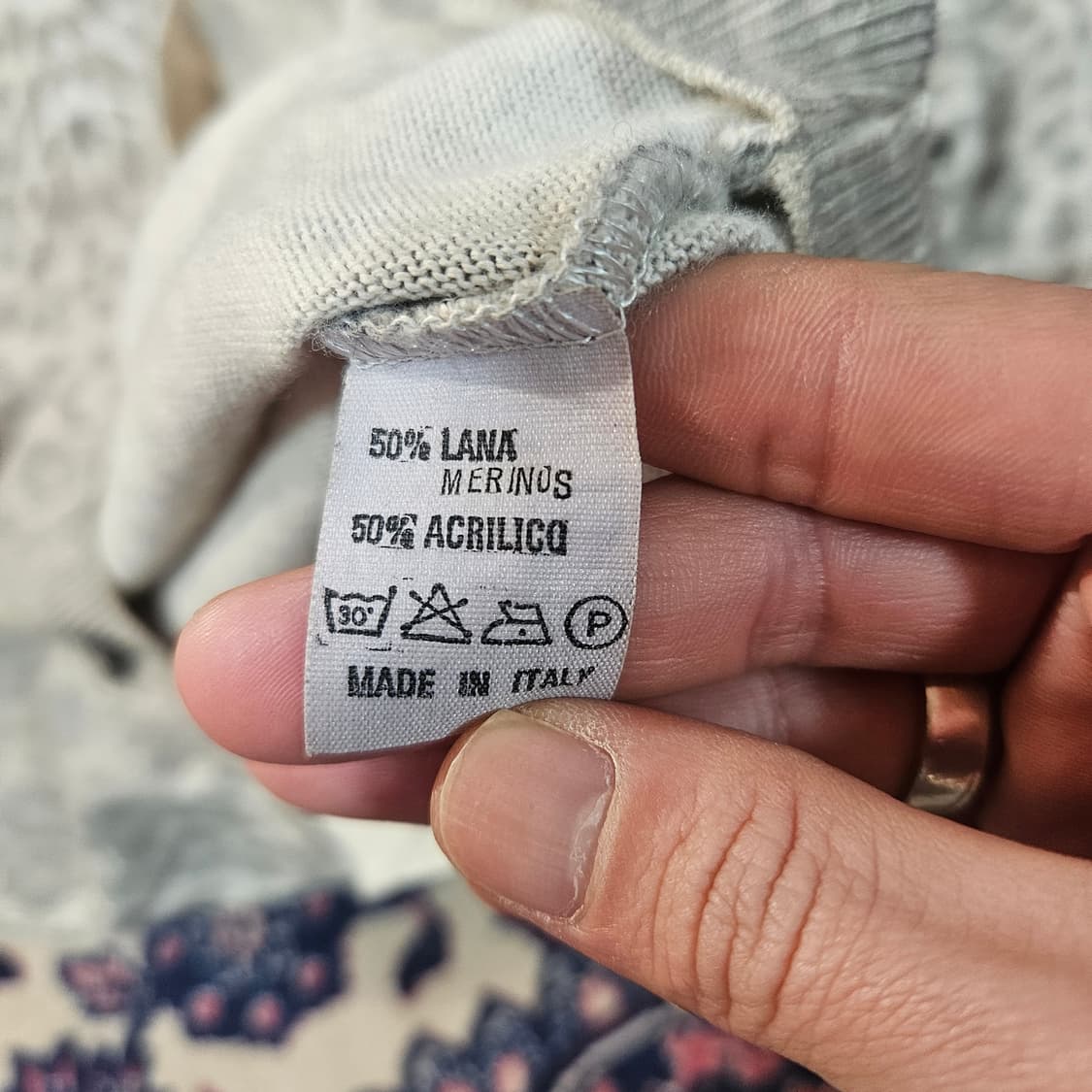 MICHAEL & BORIS in Italy 90's 레오파드 울 니트  상품이미지7