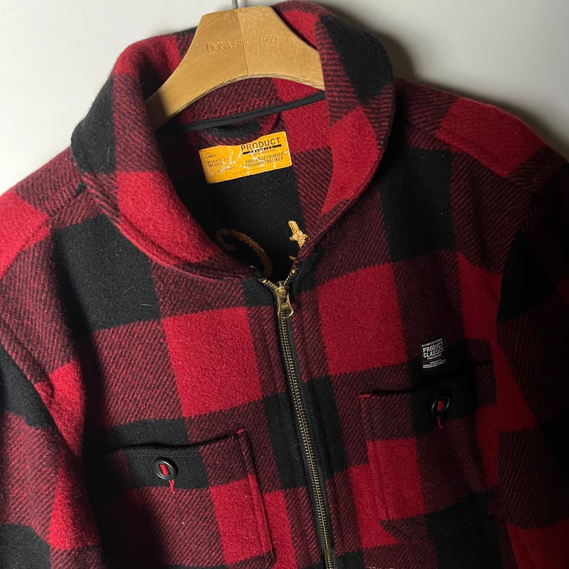 [PRODUCT classic] 프로덕클래식 버팔로체크 울 자켓 상품이미지3