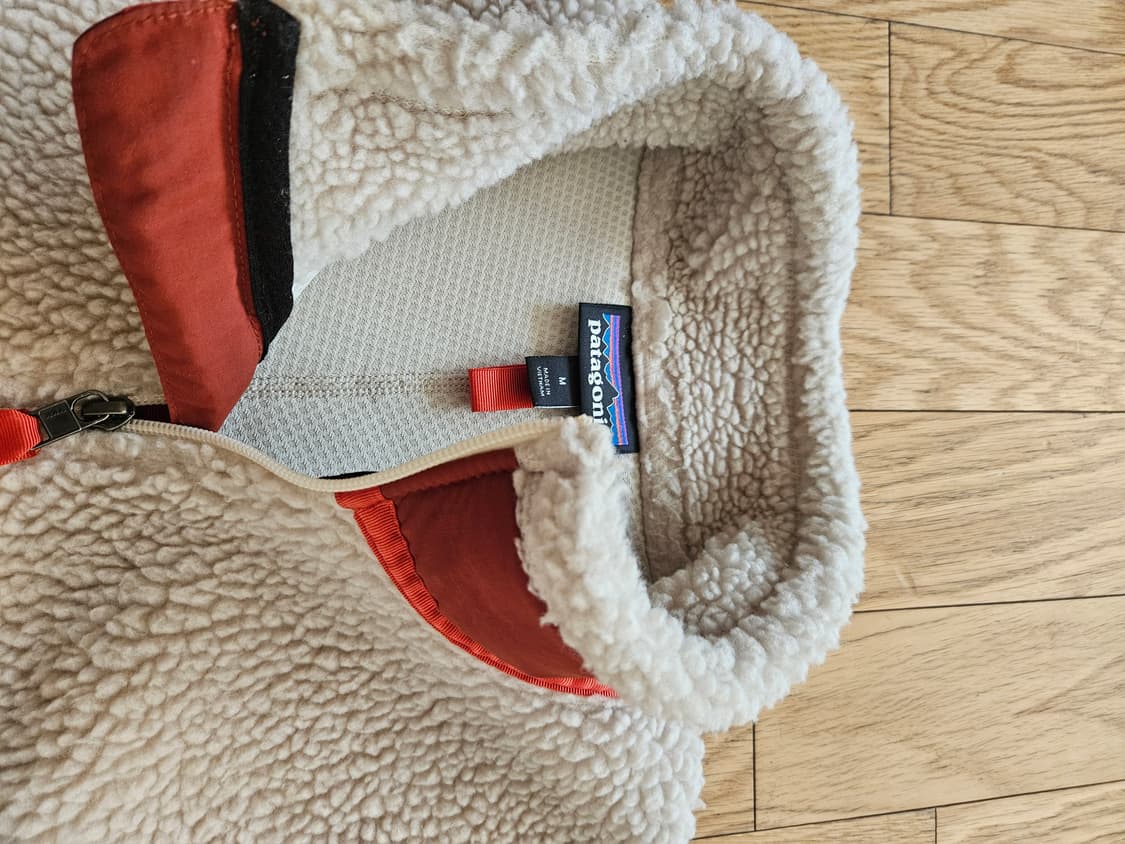 파타고니아 m 100-105  레트로 양털 후리스 플리스  자켓 상품이미지6