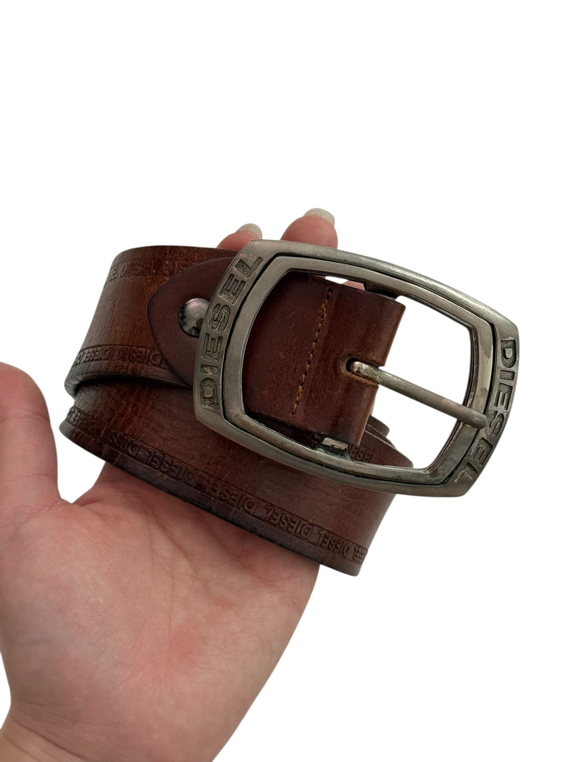 디젤 브라운 벨트 상품이미지5