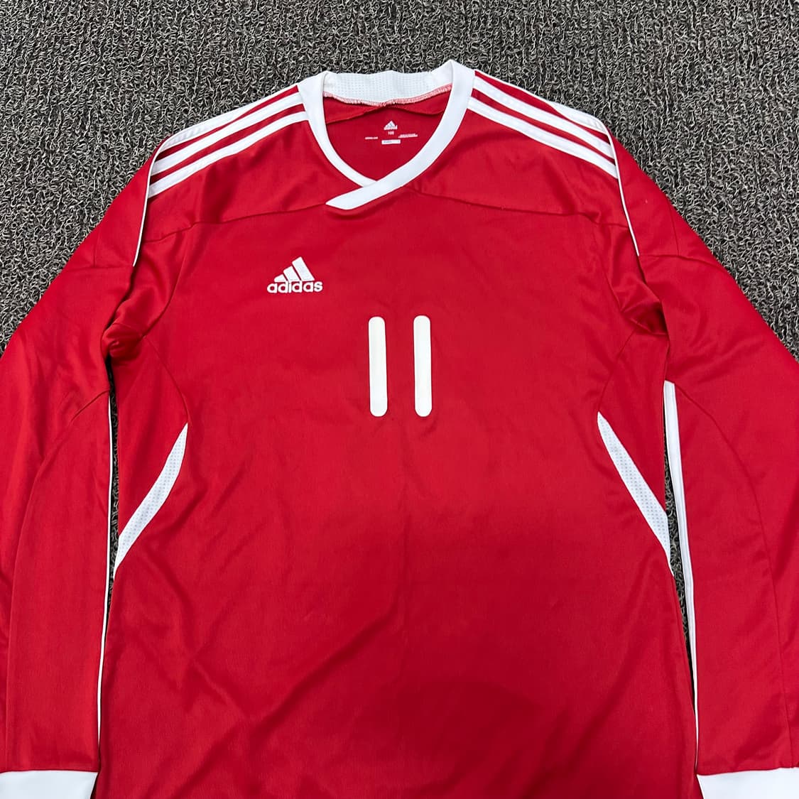 아디다스 기능성 긴팔 운동복 작업복 레드 105(XL) 상품이미지2