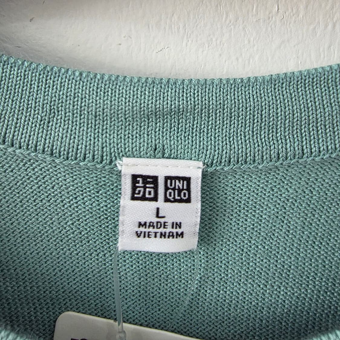 재팬 유니클로 코튼 UV 컷 민트 그린 니트 가디건 상품이미지8