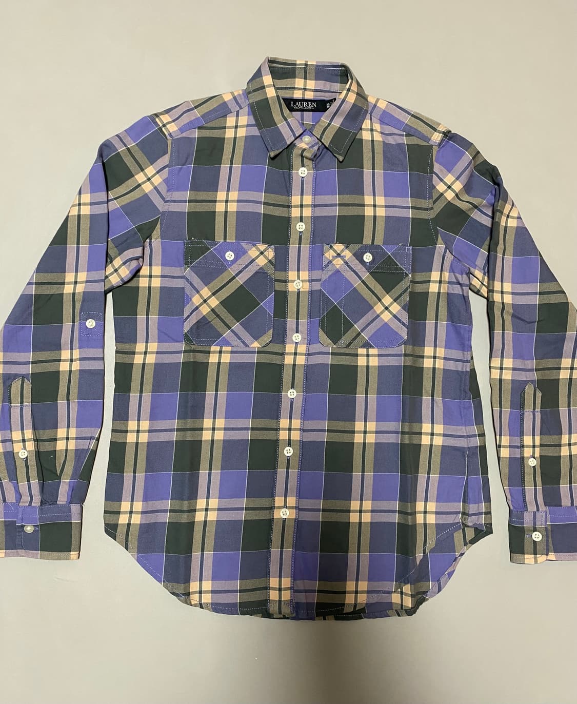 폴로 랄프로렌 체크 셔츠 XS 상품이미지1