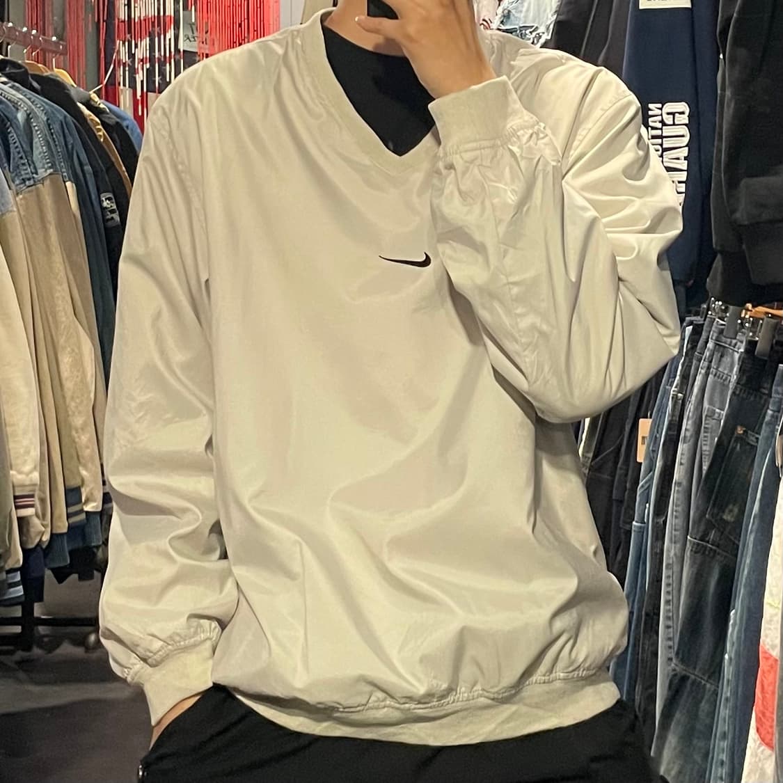 [IM] nike 나이키 코토리 베이지 미드스우시 웜업 상품이미지1