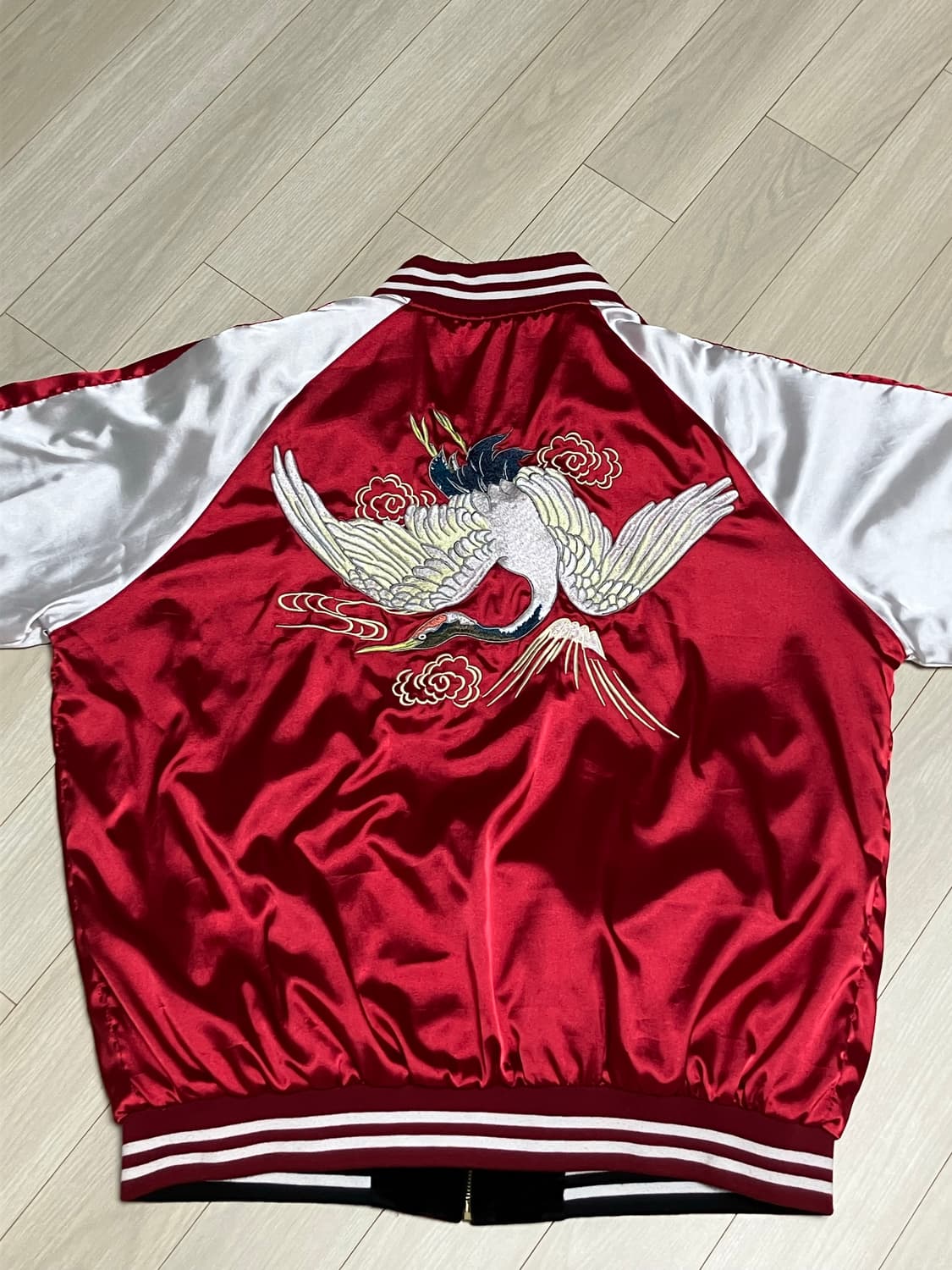 일본 빈티지 양면 벨벳 스카쟌(교신 가능) 100~105 상품이미지5