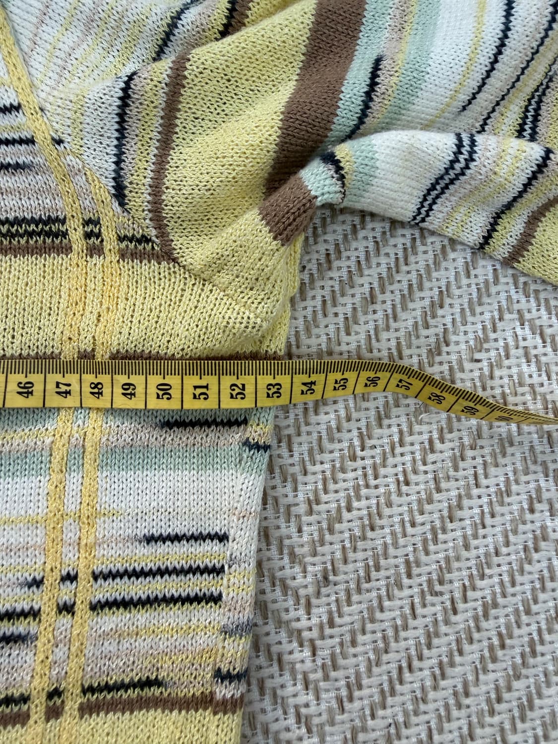 정품) 미쏘니 남성 스트라이프 집업 자켓 50(100-105) 상품이미지7