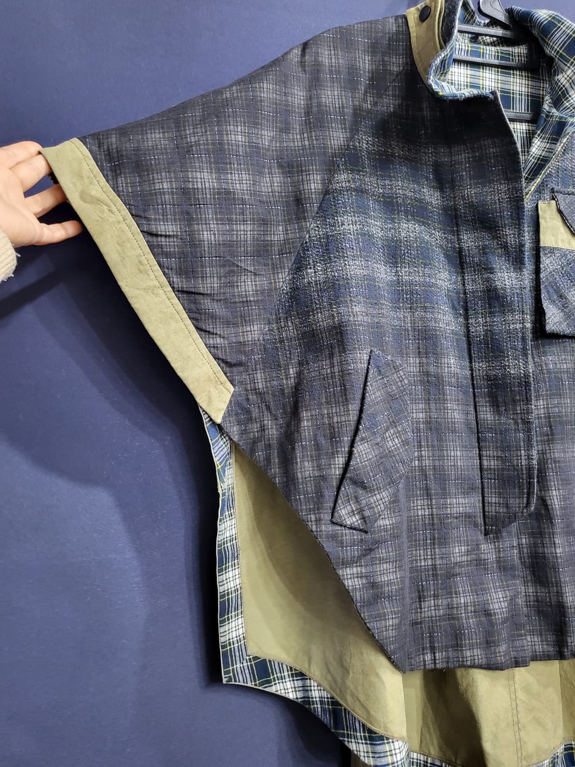 케이프 판초 자켓식 상품이미지3