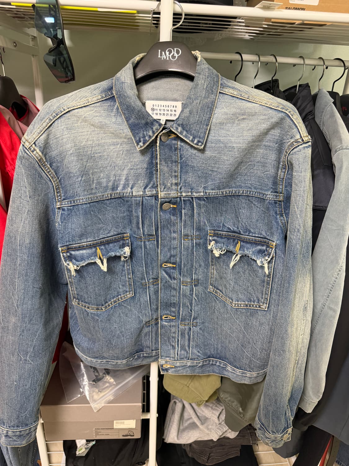 마르지엘라 21ss 디스트레스드 데님자켓(50) 상품이미지2