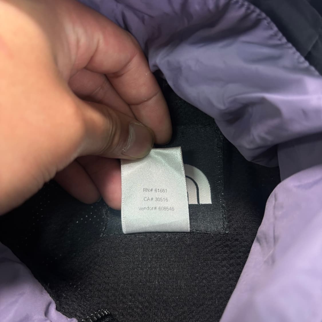 95 노스페이스 센터로고 퍼플 고어텍스 바람막이 자켓 상품이미지9