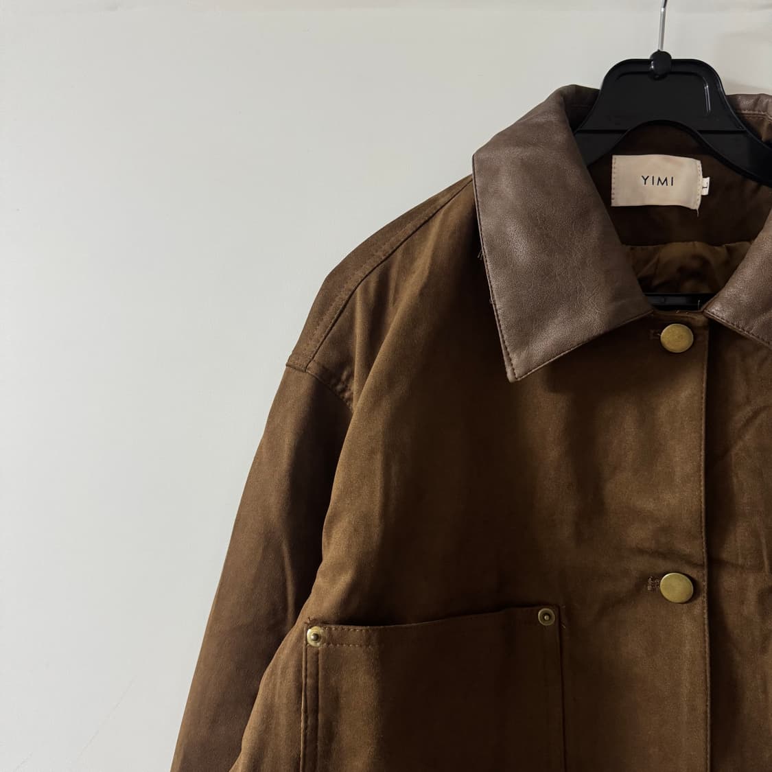 새상품 여자 스웨이드 자켓 (브라운) 상품이미지2