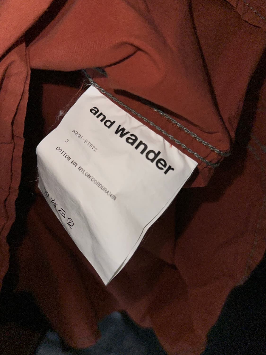 23ss 앤드원더 립셔츠 자켓 and wander 상품이미지3