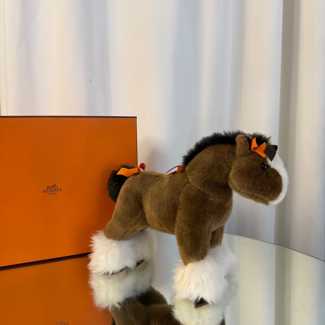 에르메스 엘미 플러시 홀스 말 인형 pm  상품이미지3