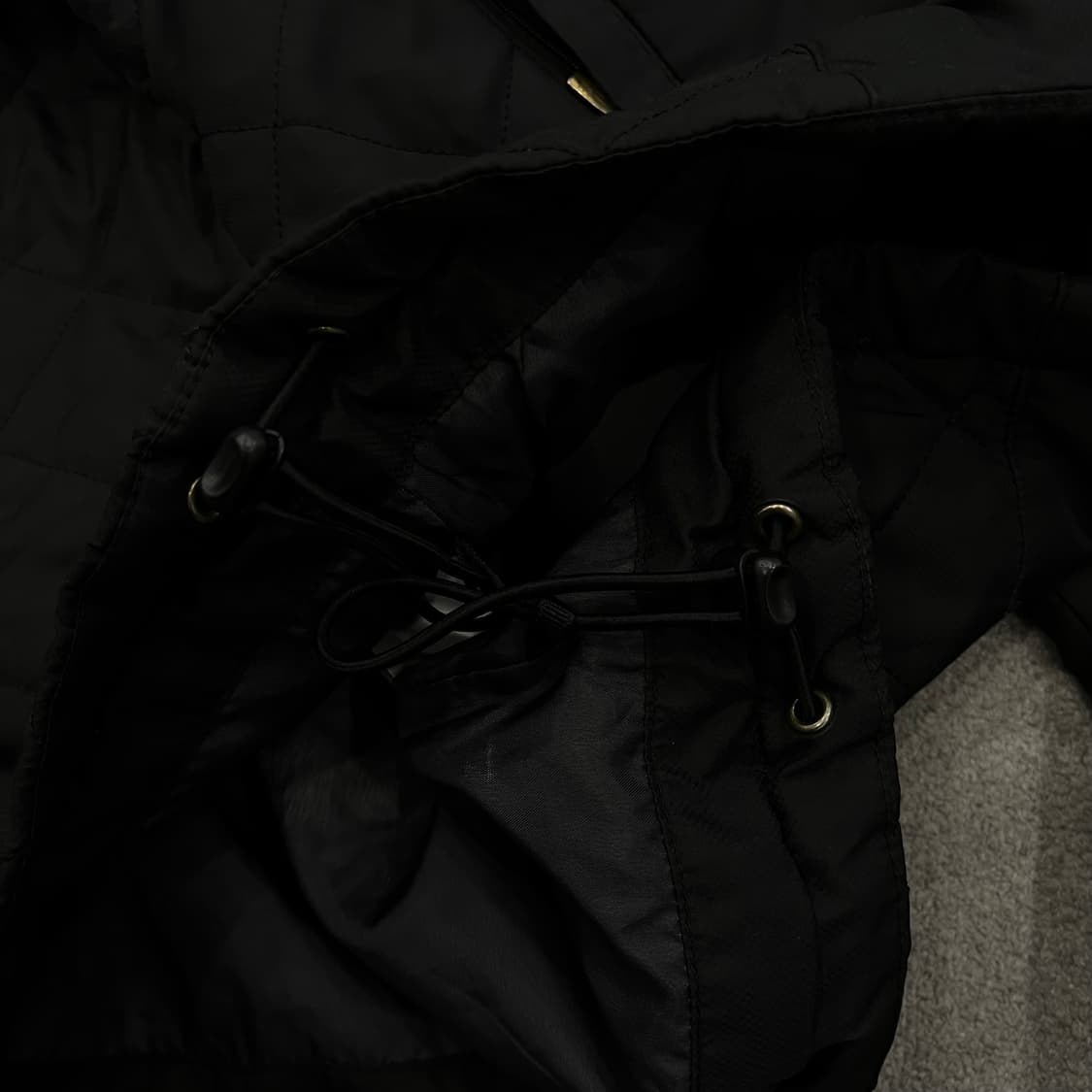 85 아디다스 블랙 우븐 패딩 트랙탑 자켓 상품이미지4