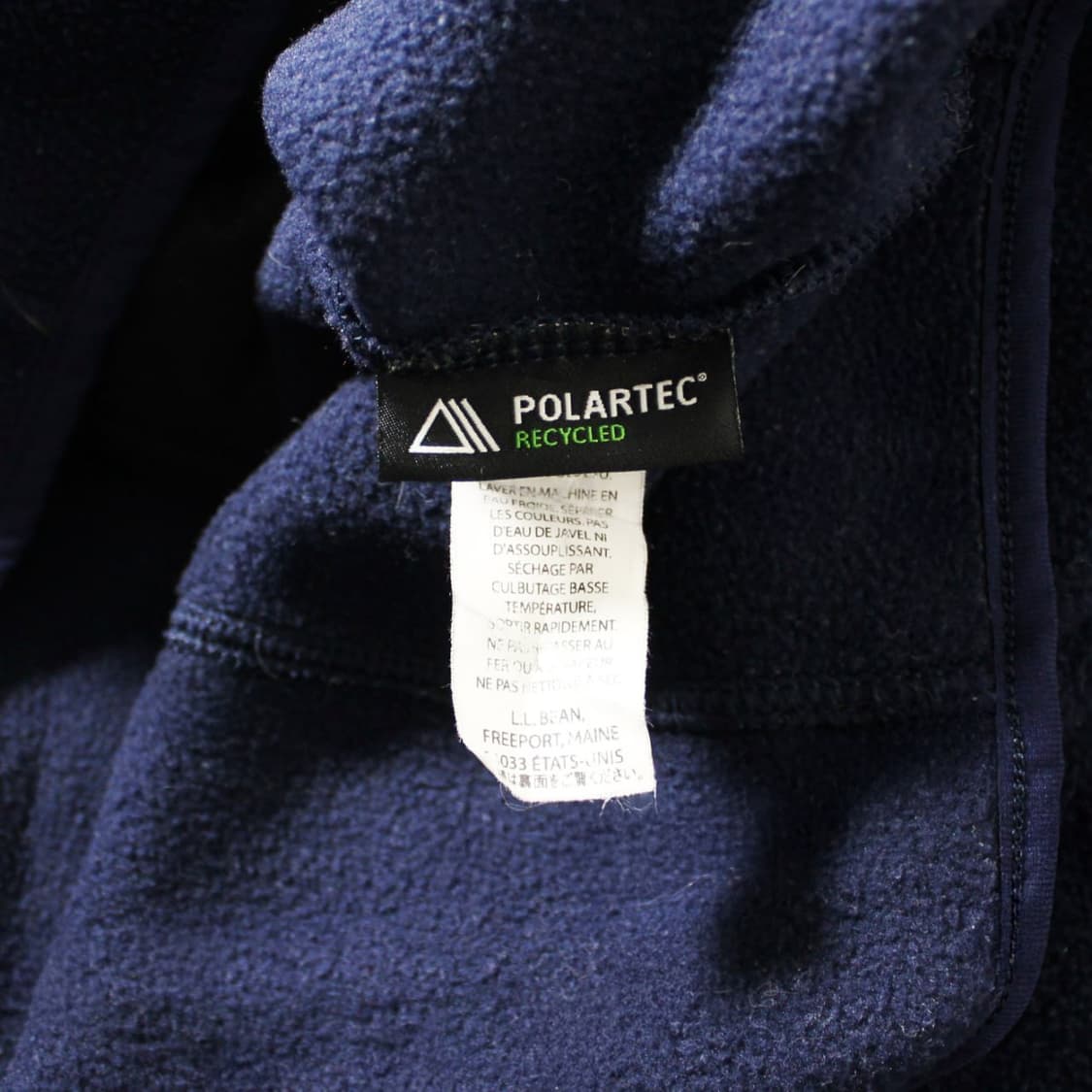 LL Bean 엘엘빈 네이비 플리스 집업 자켓  상품이미지5