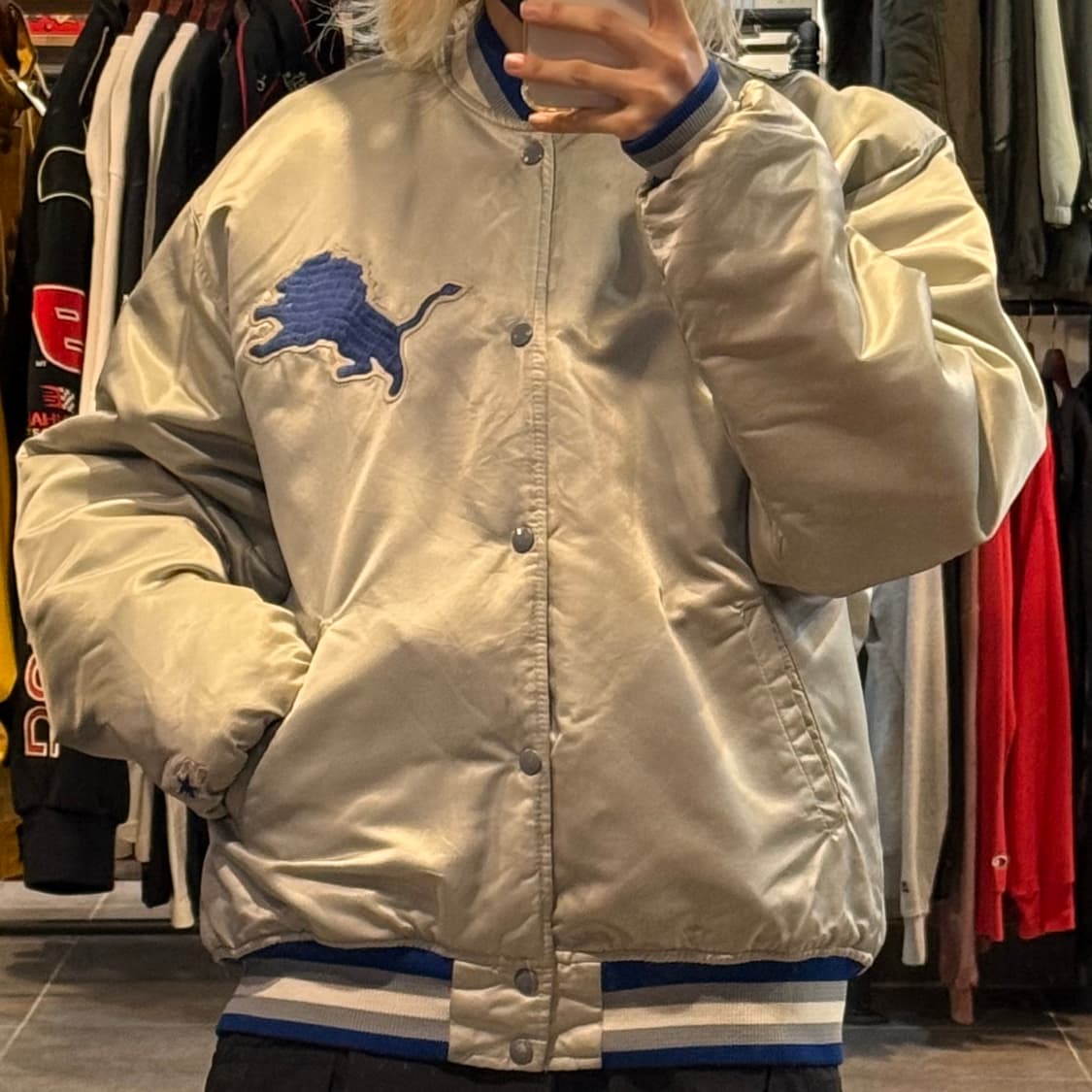 [NO.9]Starter새틴 바시티 자켓 상품이미지2