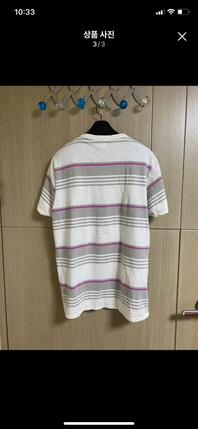 LVC 스트라이프 포켓티셔츠 L사이즈 상품이미지3