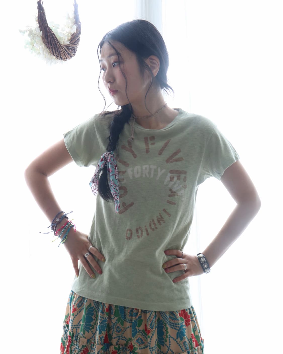 [45rpm] Green Logo T-Shirt 상품이미지6