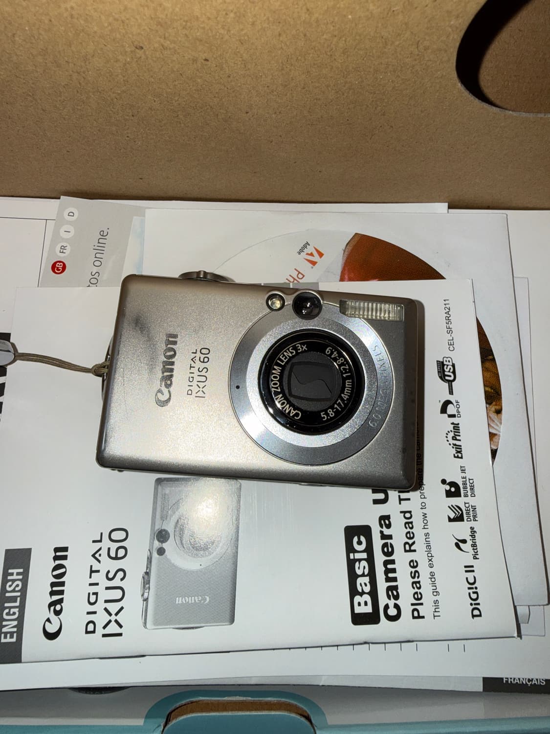 캐논 익서스60 canon ixus60 (ixy70) 풀박스 상품이미지1