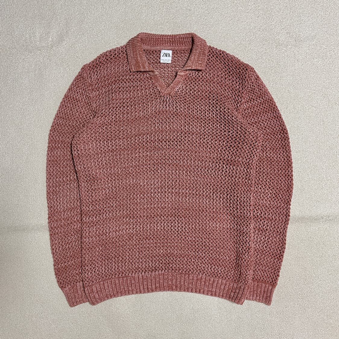 자라 그물 카라 니트 상품이미지2