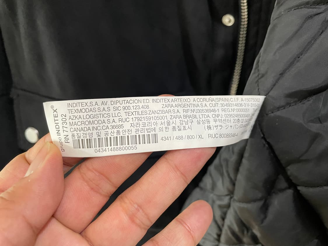 자라 / 스웨이드 점퍼, 남성점퍼 / XL 상품이미지8