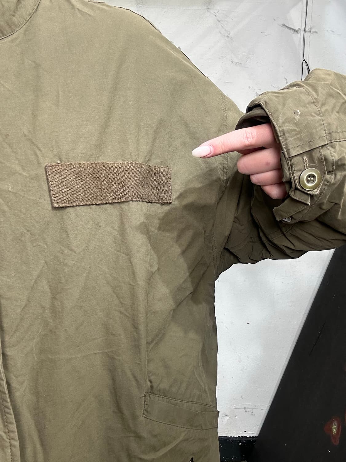 빈티지 올리브 카키 m65 야상 파카 자켓  상품이미지4