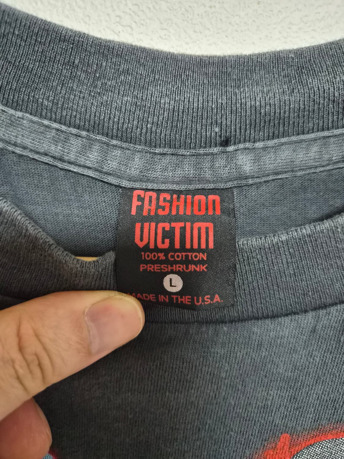 에반게리온 단체로고 애니 티셔츠 L - T161 상품이미지4