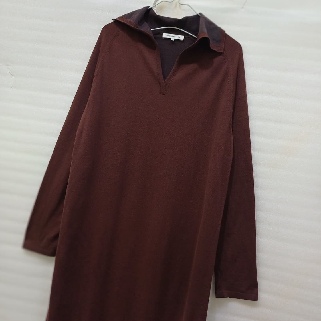 한섬 더캐시미어 캐시미어 울 롱 니트 원피스 여성 M 사랑봉봉 상품이미지3