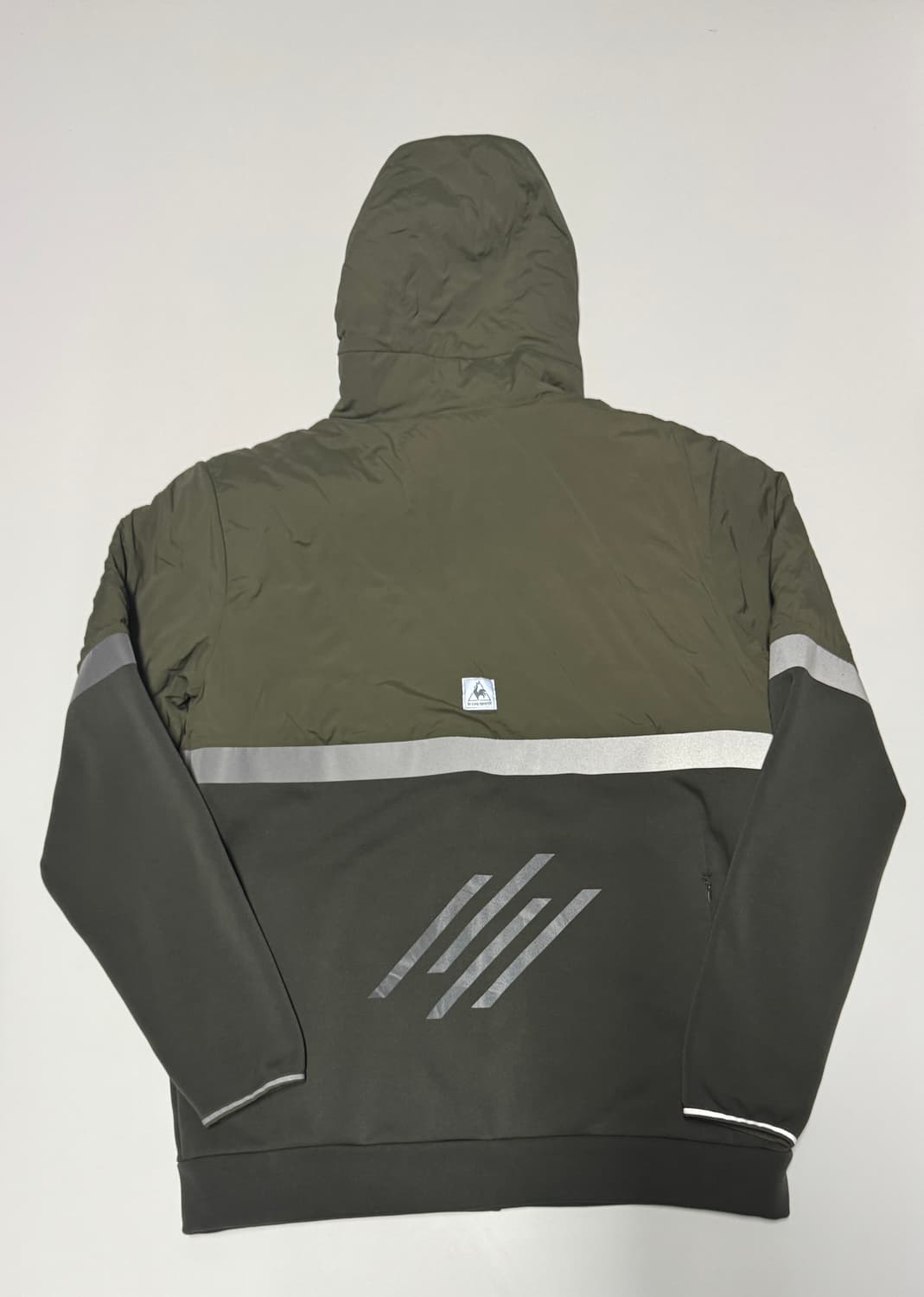 르꼬끄 스포르티브 하이브리드 플리스 패딩 자켓 L 카키 상품이미지2