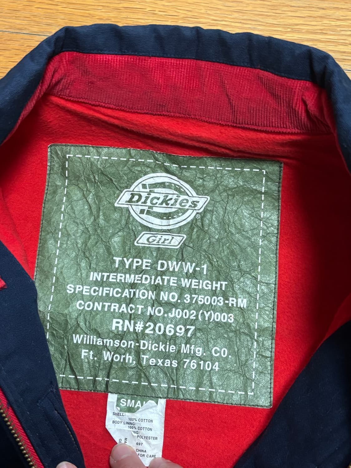 디키즈 아이젠하워 크롭 워크 자켓 상품이미지8