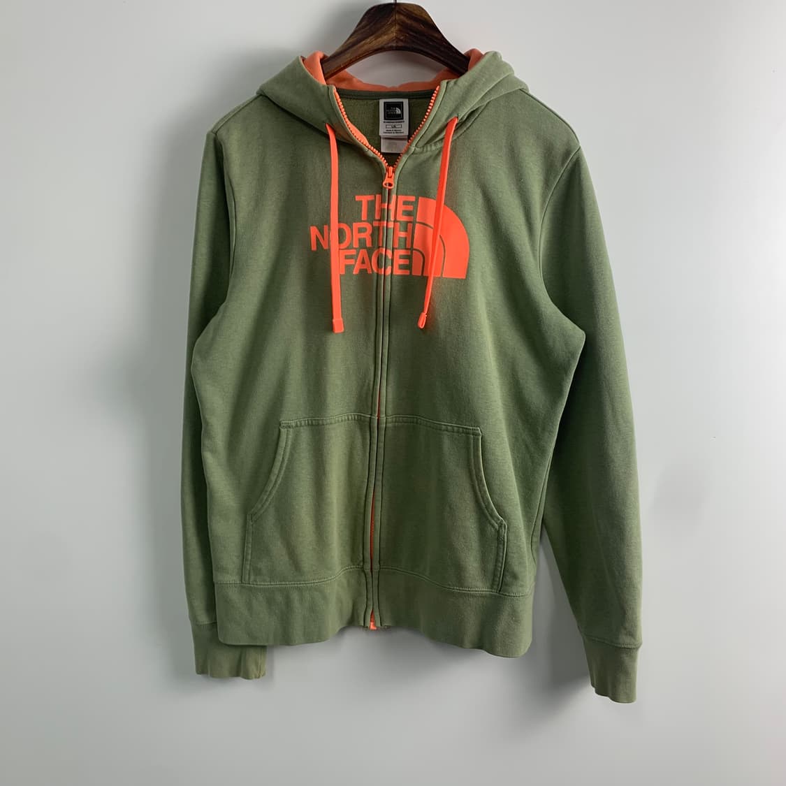 노스페이스 빅로고 말차 후드집업 상품이미지2